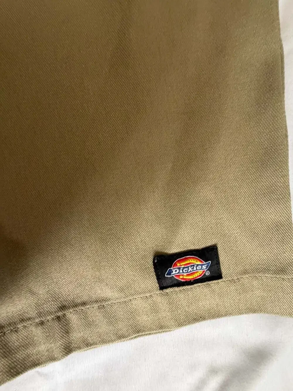 Dickies Y2K Mens 32 Loose Fit Work Shorts Khaki Tan